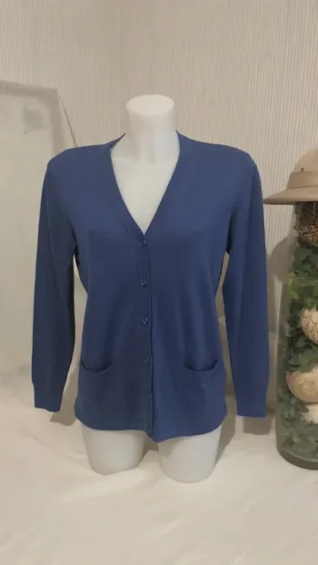 Gilet femme bleu "Gévana" taille M