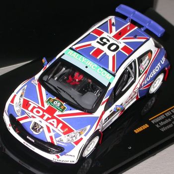 VOITURE PEUGEOT 207 S2000 RALLY DU BRESIL 2009 1:43 IXO RAM 368
