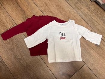 Lot 2 t-shirt manche longue