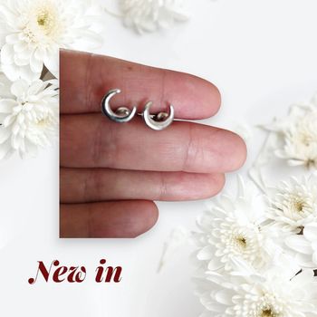 Boucles d'oreilles motif Lune
