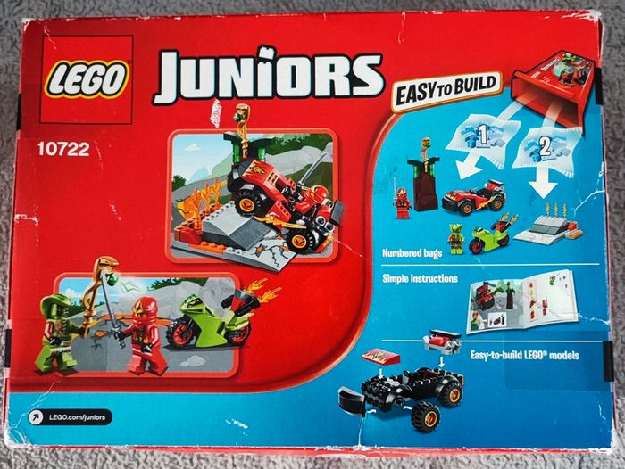 Boîte de Lego juniors Ninjago - photo numéro 2