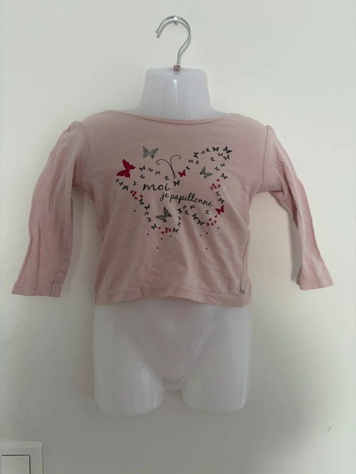 T-shirt Papillon Baby by Gémo - 18 Mois
