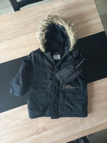 Blouson noir garçon 3 ans