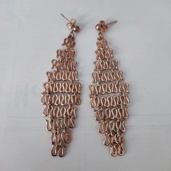 Boucles d'oreilles en forme de S