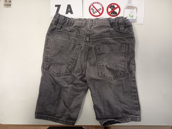 7 ans bermuda short Jeans tape à l'oeil dark grey - photo numéro 2