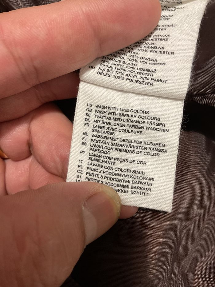 H&M – Blazer femme – Marron chaud effet tweed – Taille 38 – Style classique - photo numéro 8