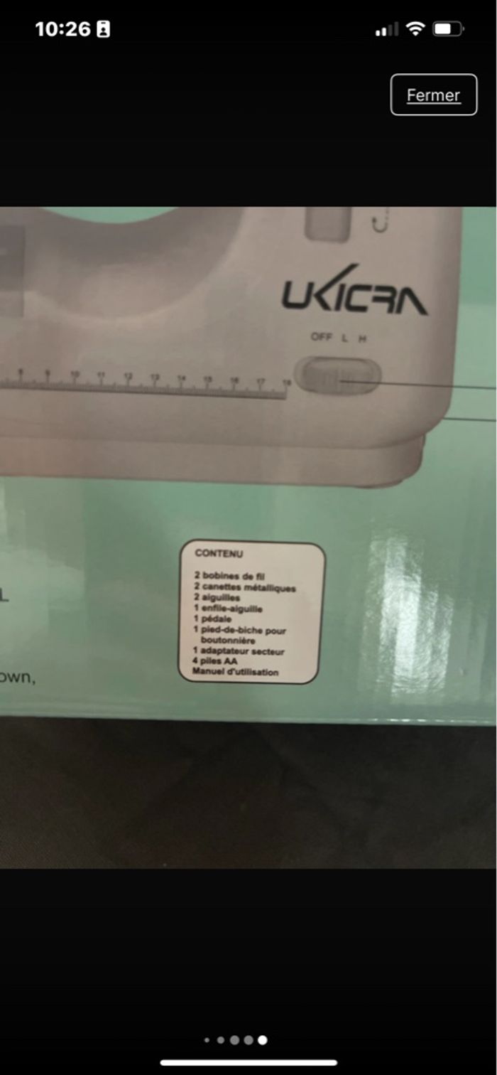 Machine à coudre 12 points - photo numéro 3