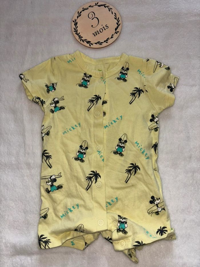 Combinaison short été Kiabi 3 mois