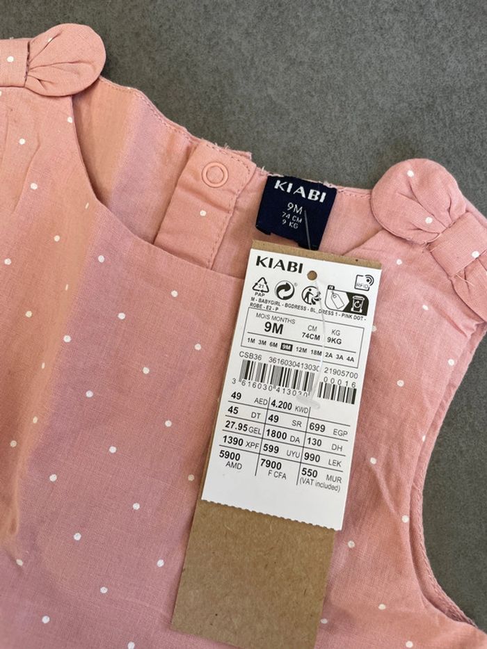 Robe rose à pois - photo numéro 2