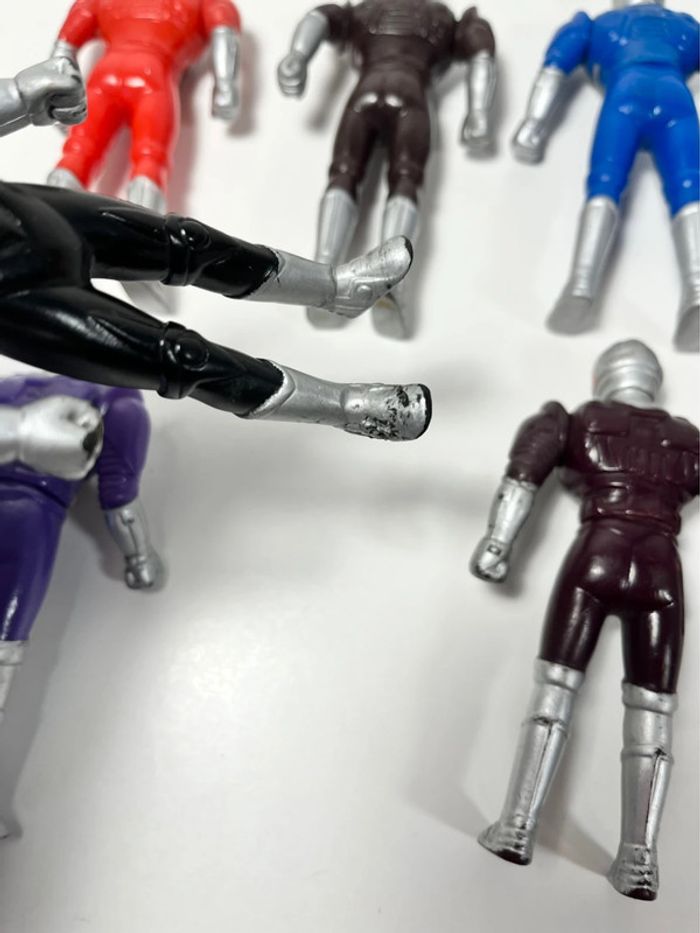 Lot 6 Figurines Vintage " Mega Power Fighter " 1994 - photo numéro 4