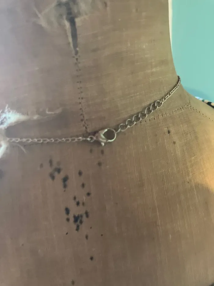 Collier fantaisie marron @ - photo numéro 3