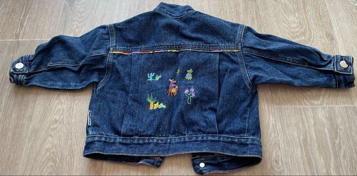 Veste jean fille taille 2 ans excellent état - photo numéro 2