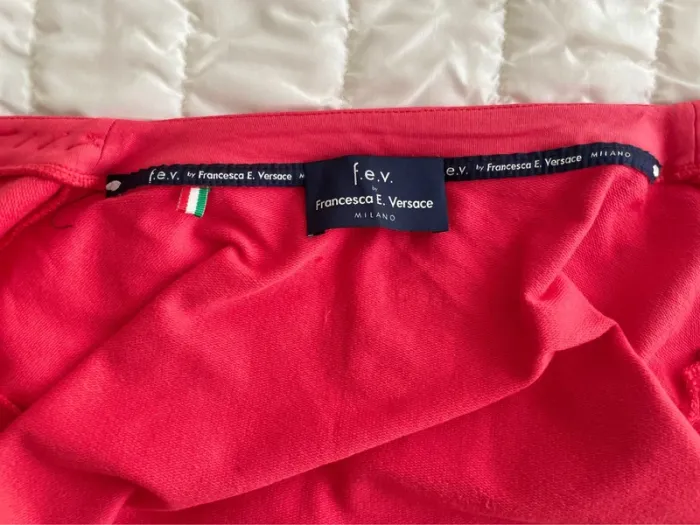 Veste /gilet Versace corail col bijoux taille M neuf - photo numéro 7