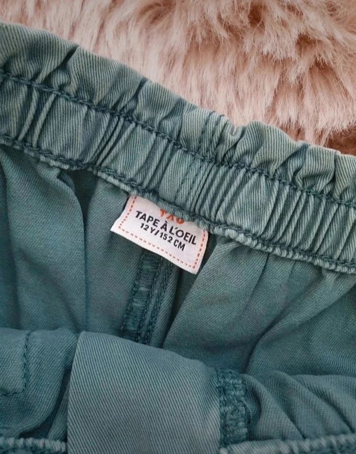 Jupe kaki tape à l’œil 12 ans - photo numéro 3