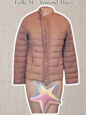 Manteaux matelassé - rose mate - Armand Thiery - Taille M