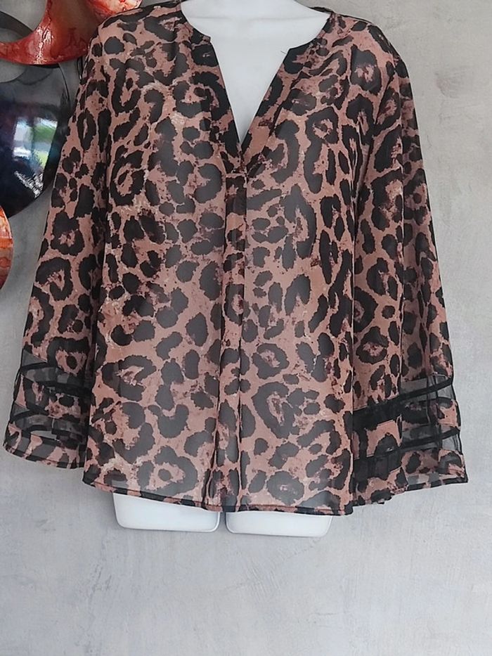 Blouse léopard fine Shein - photo numéro 2