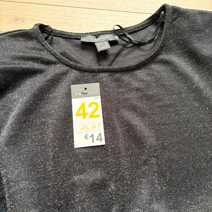 Robe noire pailletée Primark T42 – jamais portée - photo numéro 5