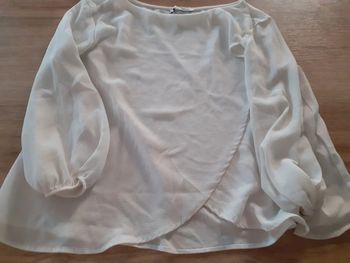 Haut blanc Zara 10 ans