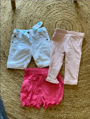 shorts bebe fille 6/9 mois