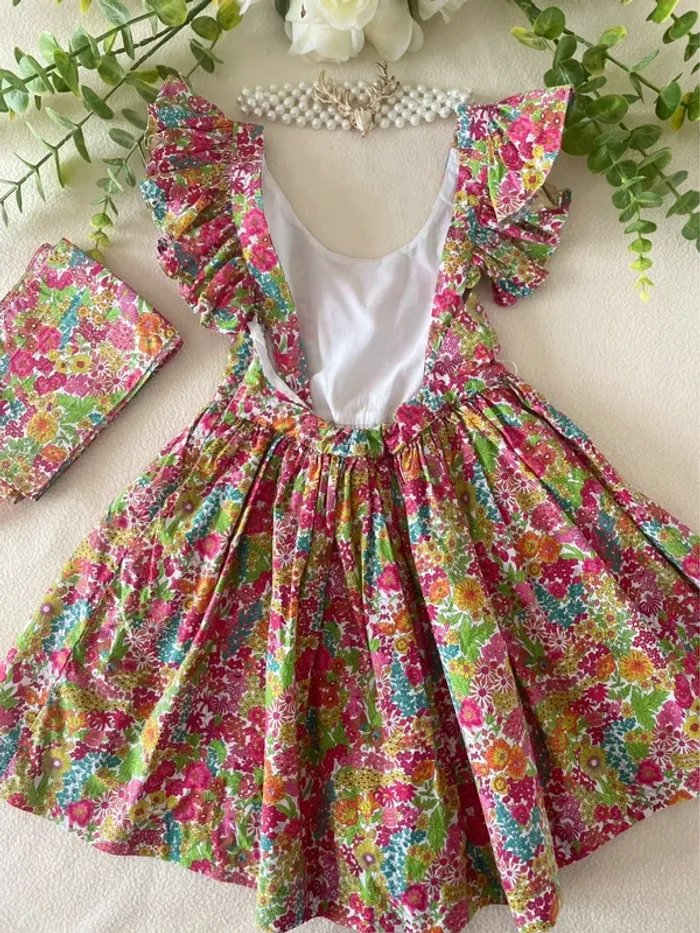 👗 Robe Jacadi – Collection Cérémonie – Liberty Ciara – Taille 3 ans - photo numéro 3