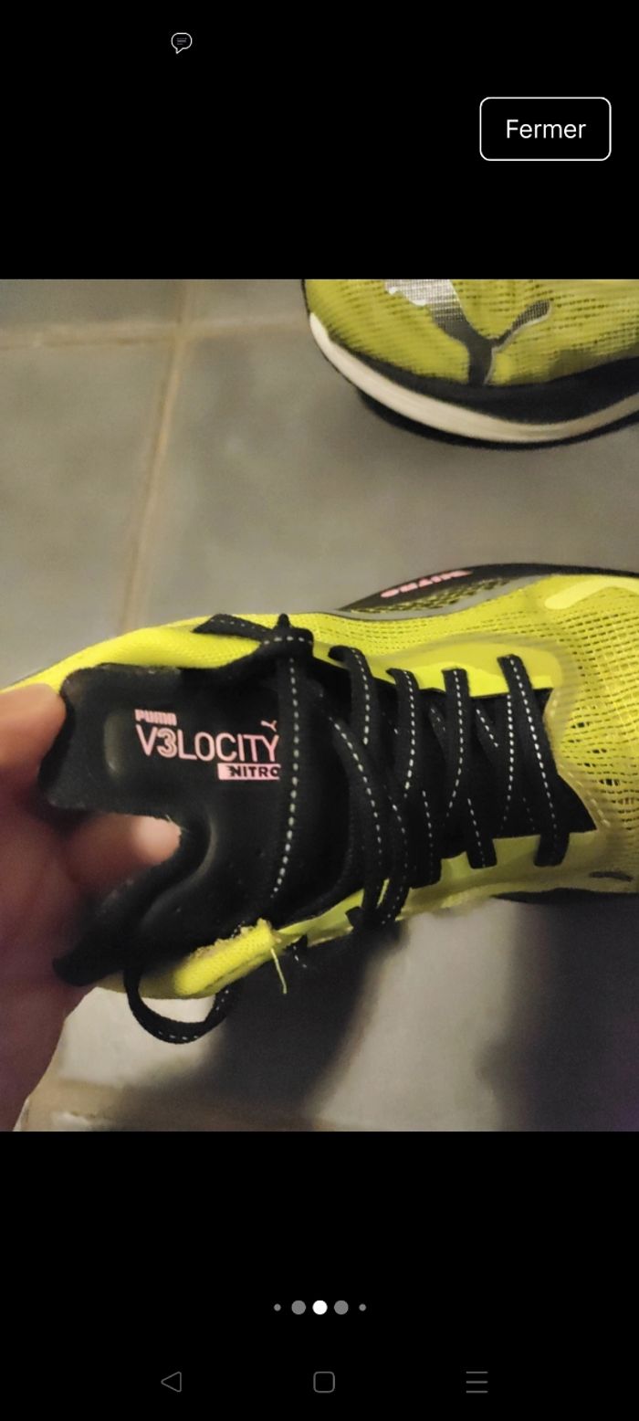 Puma chaussures course velocity nitro 3 - photo numéro 4