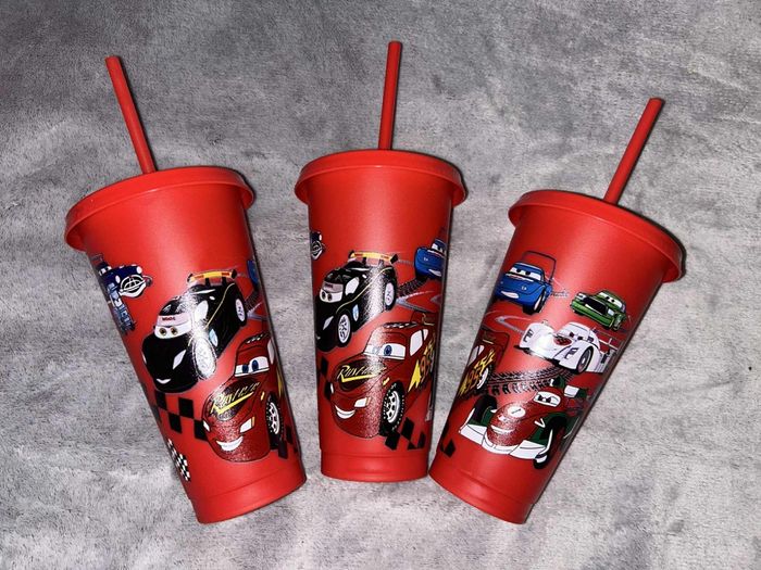 Grand gobelet à paille cars Disney pixar - photo numéro 2