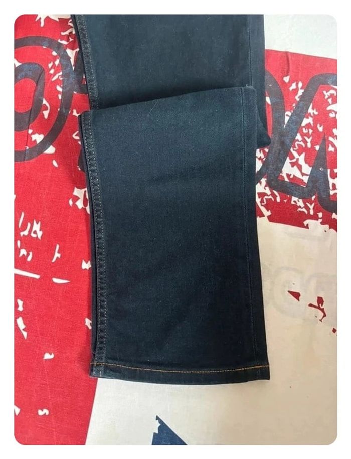 Jeans Lee style vintage bleu foncée taille 40  patte large - photo numéro 15