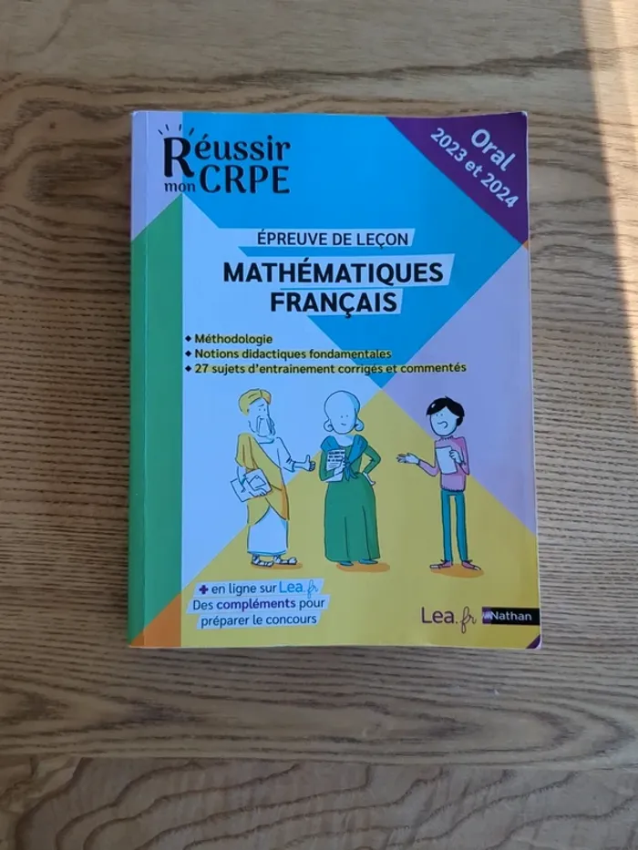 CRPE épreuves leçons maths/français