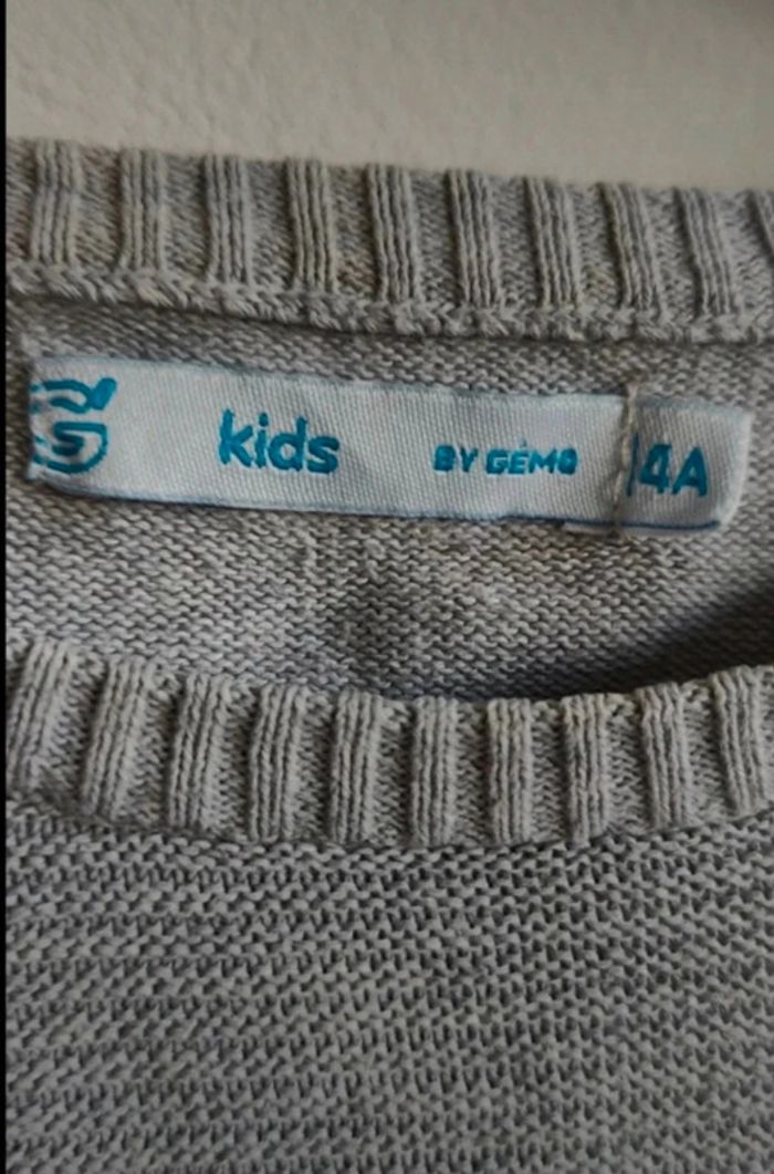 Pull gris - photo numéro 2