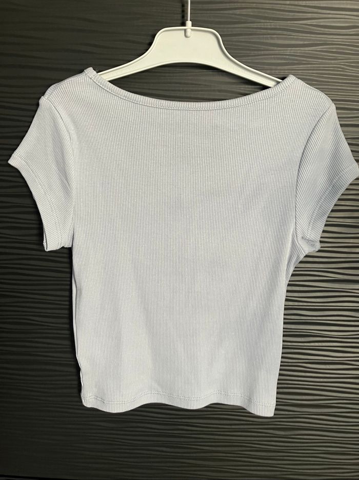 T shirt bleu H&M 8-10 ans - photo numéro 2