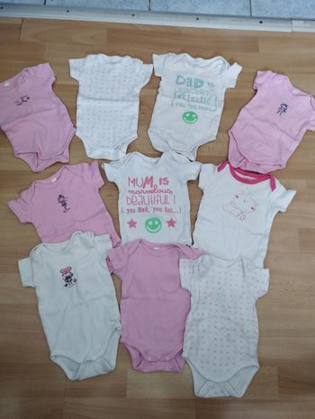 Lot 10 bodys 3 mois