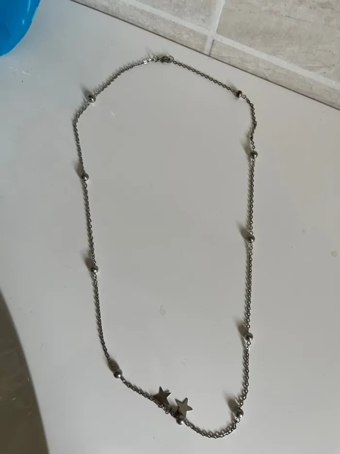 Collier argent