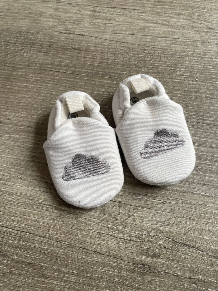 Lot 2 paires chaussons bébé - photo numéro 2