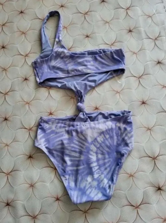 Maillot de bain  femme  1 pièce  violet  undiz  taille M - photo numéro 2