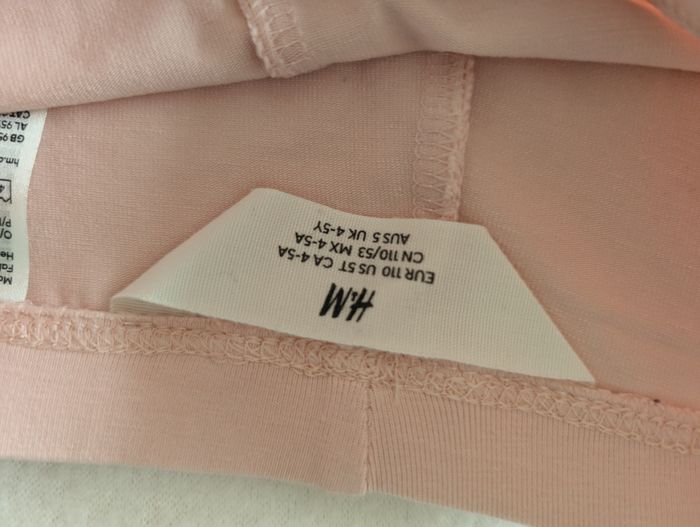 Legging rose pale genoux léopard - 4/5A - H&M - photo numéro 5