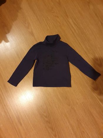 sous pull violine 5 ans okaidi