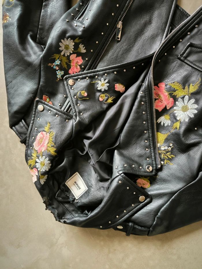 Blouson fleurie brodé - photo numéro 2