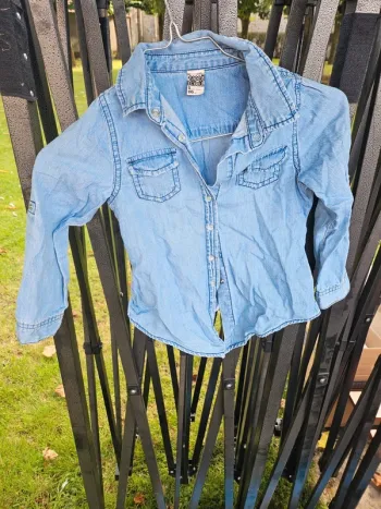 Chemise jean fille 5 ans