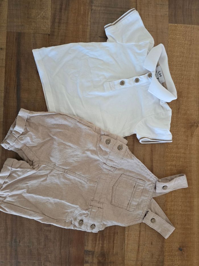 Salopette Short et son polo - photo numéro 2
