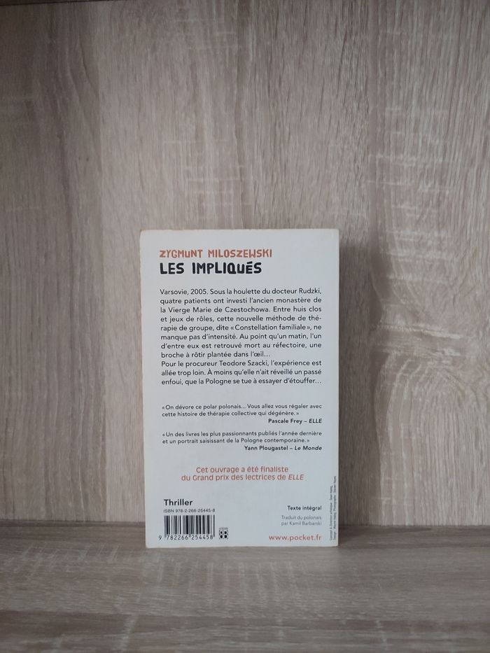 Livre Les Impliqués de Zygmunt Miloszewski - photo numéro 2