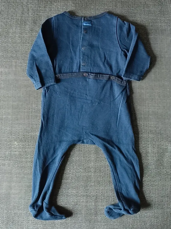 Pyjama coton fantaisie Catimini 9 mois en TBE - photo numéro 3
