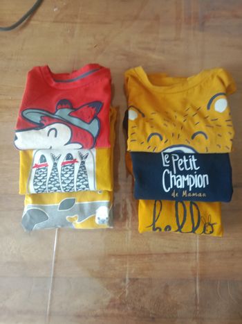 Lot t-shirt manches longues