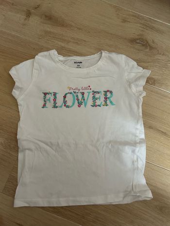 T-shirt fille blanc