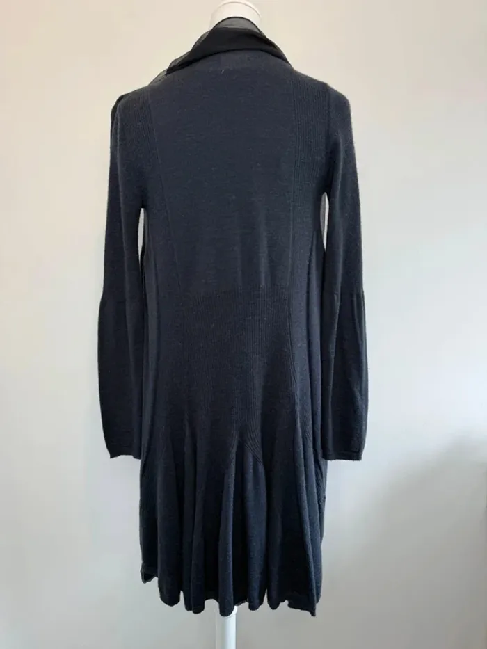Robe en soie et gilet Marie Méro marine taille 40 très bon état - photo numéro 9