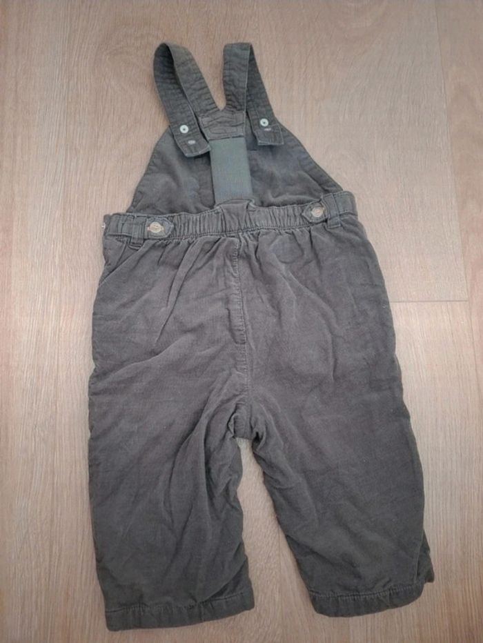 Salopette velours Obaïbi 6 mois - photo numéro 4