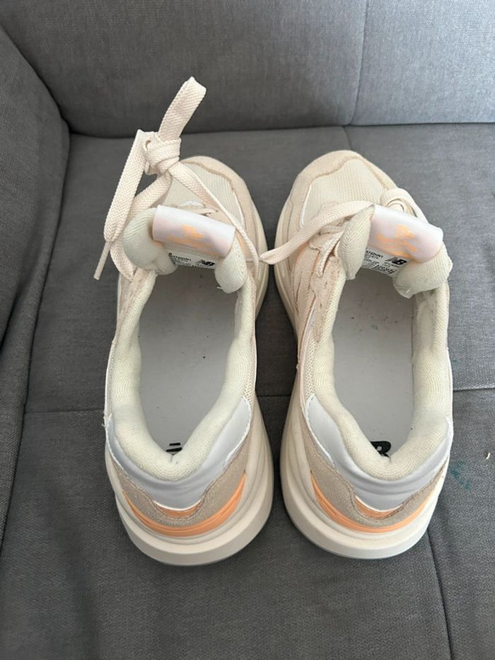 Sneakers New Balance 57/40 P. 38 beige orange - photo numéro 7