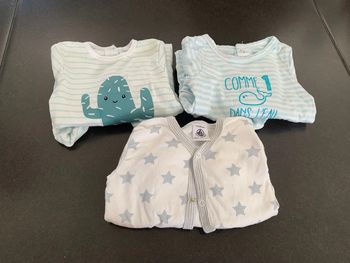 Lot pyjamas légers 3 mois garçons