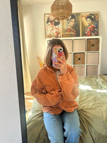 Blouson BDG Jeans 100% coton taille S orange