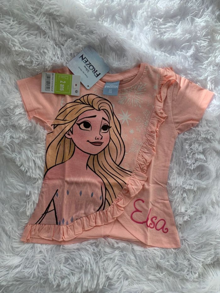 Tee shirt la reine des neiges Taille 2 ans Neuf
