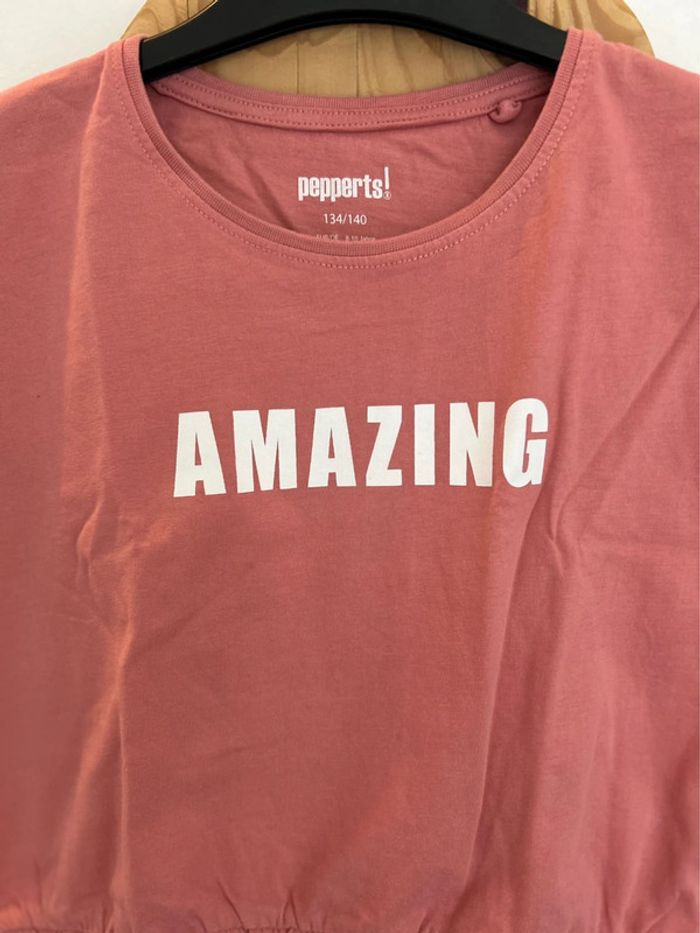 T-shirt neuf fille 8/10 ans - photo numéro 2